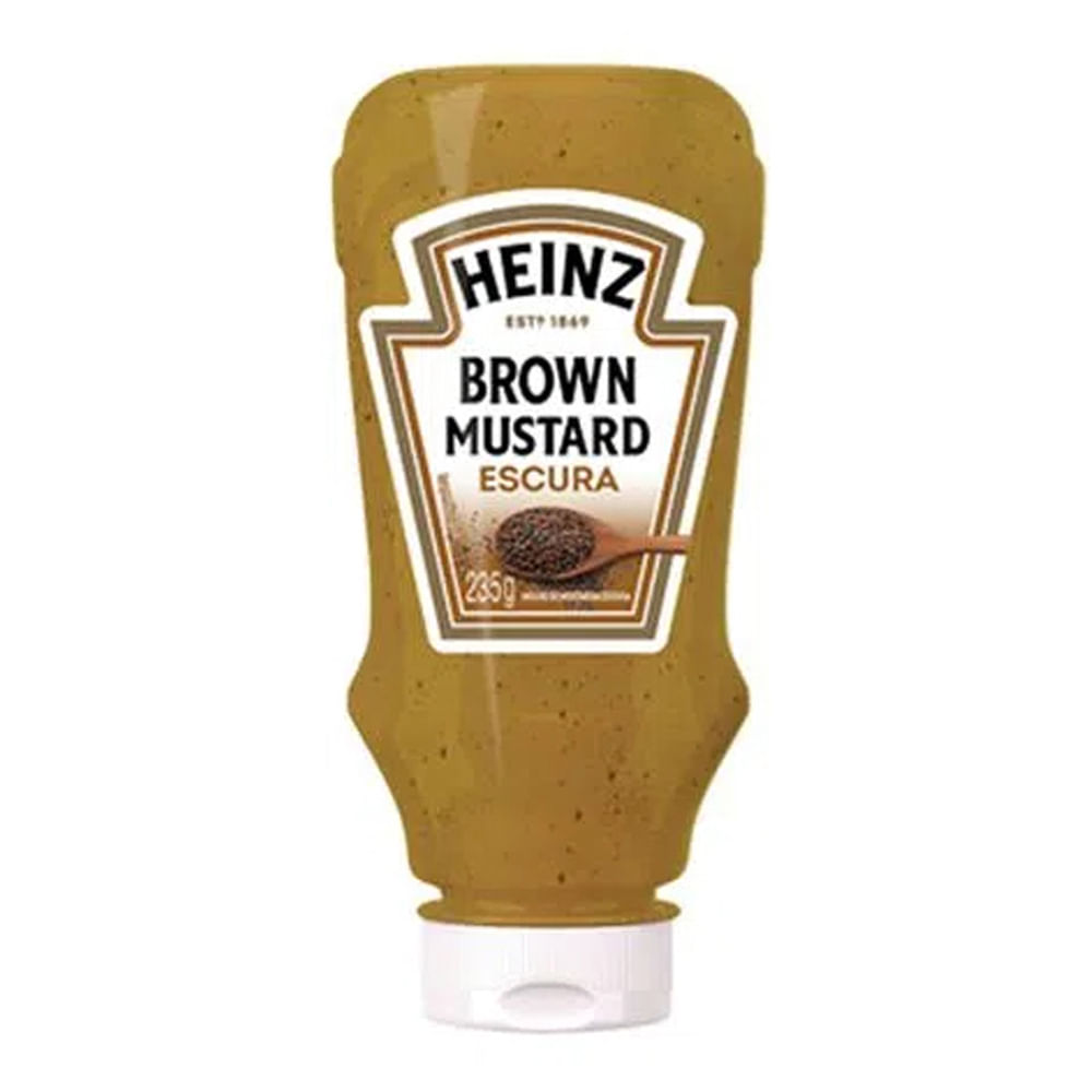 Mostarda Escura Heinz Squeeze 235g
