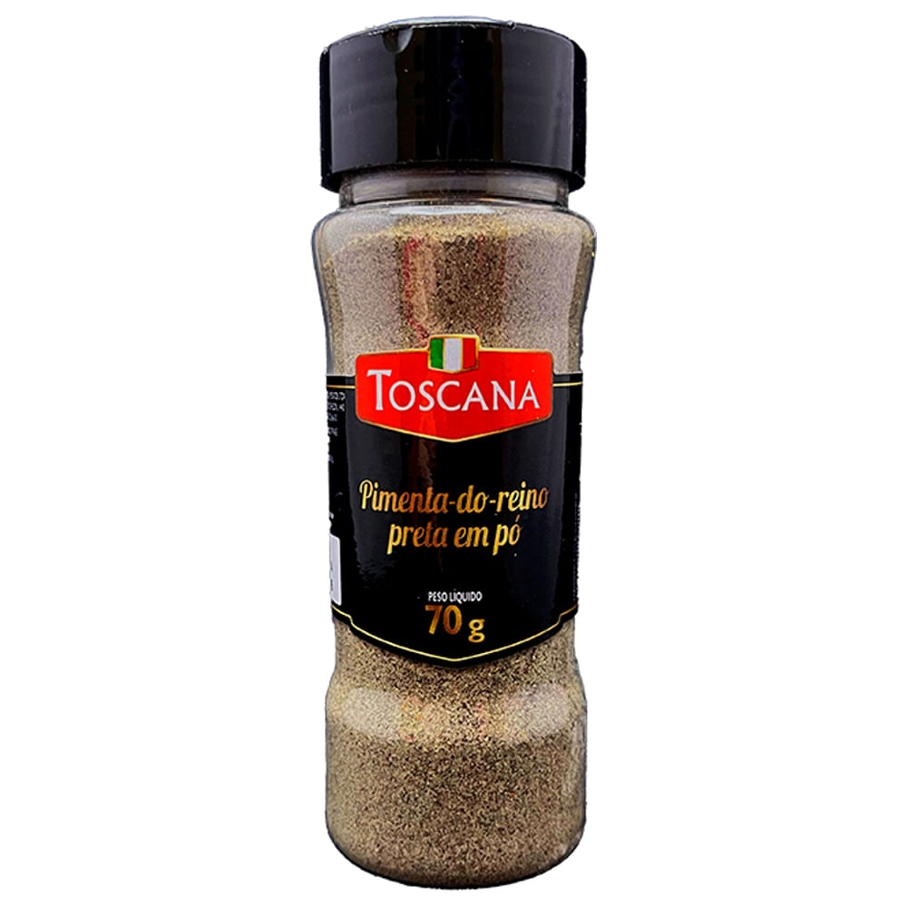 Pimenta do Reino Preta Toscana em Pó 70g