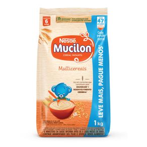 Cereal Infantil Mucilon Multicereais Sachê 1kg Cereal Infantil Mucilon Multicereais Sachê 1kg