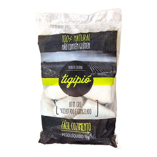 Aipim Congelado Tigipió Descascado 1kg