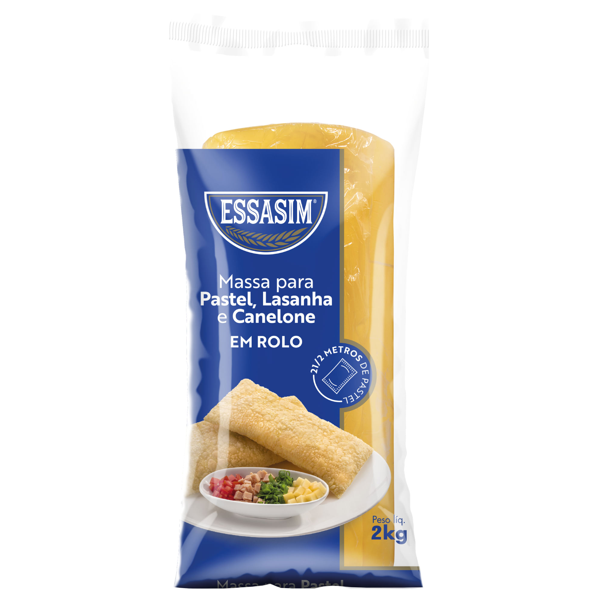 Massa para Pastel Essasim Rolo 2kg