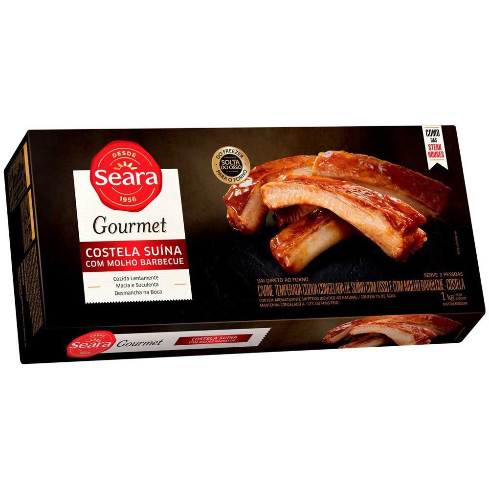 Costela Suína Seara Gourmet ao Molho Barbecue 1kg