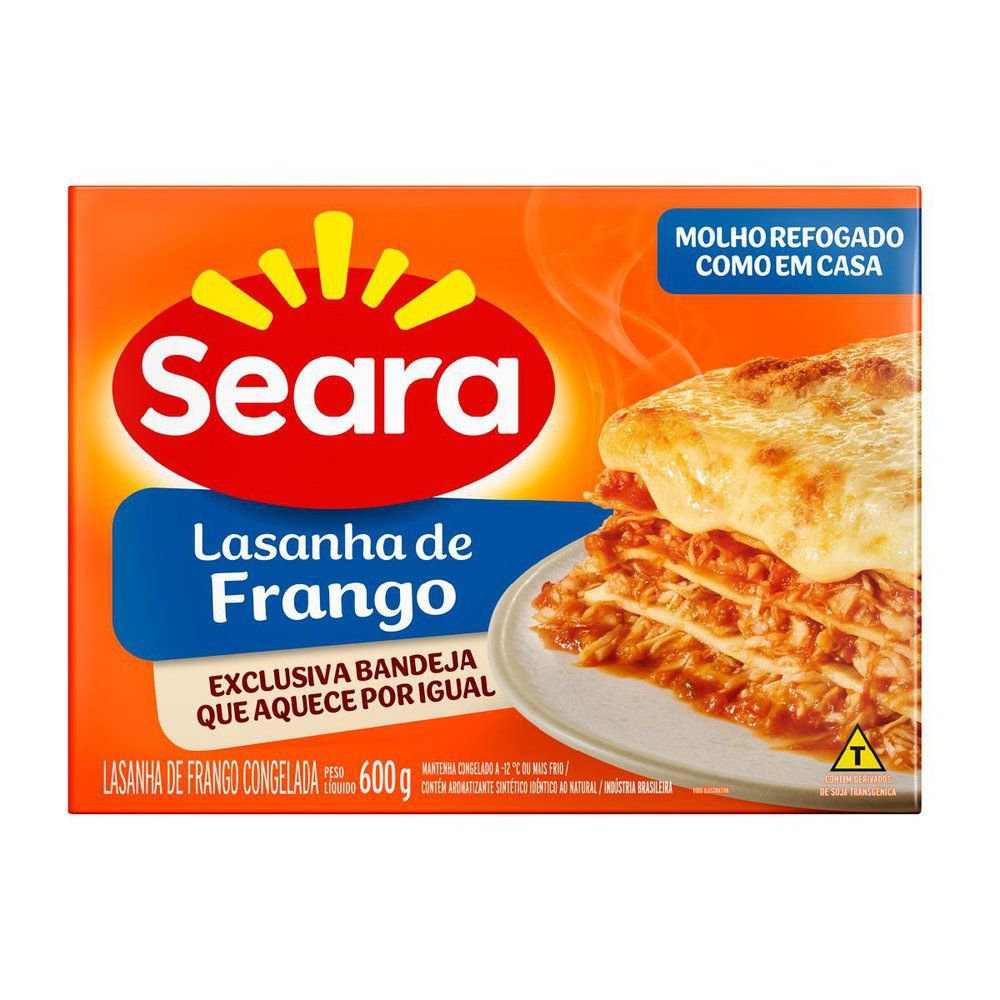 Lasanha Seara Frango 600g