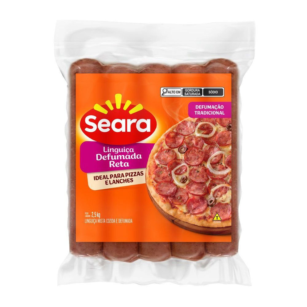 Linguiça Calabresa Seara Reta 2,5kg