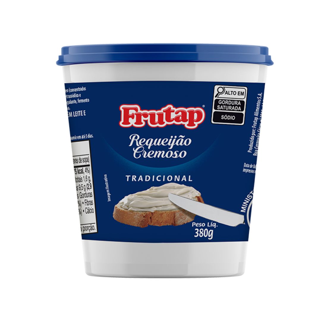 Requeijão Cremoso Frutap Tradicional 380g