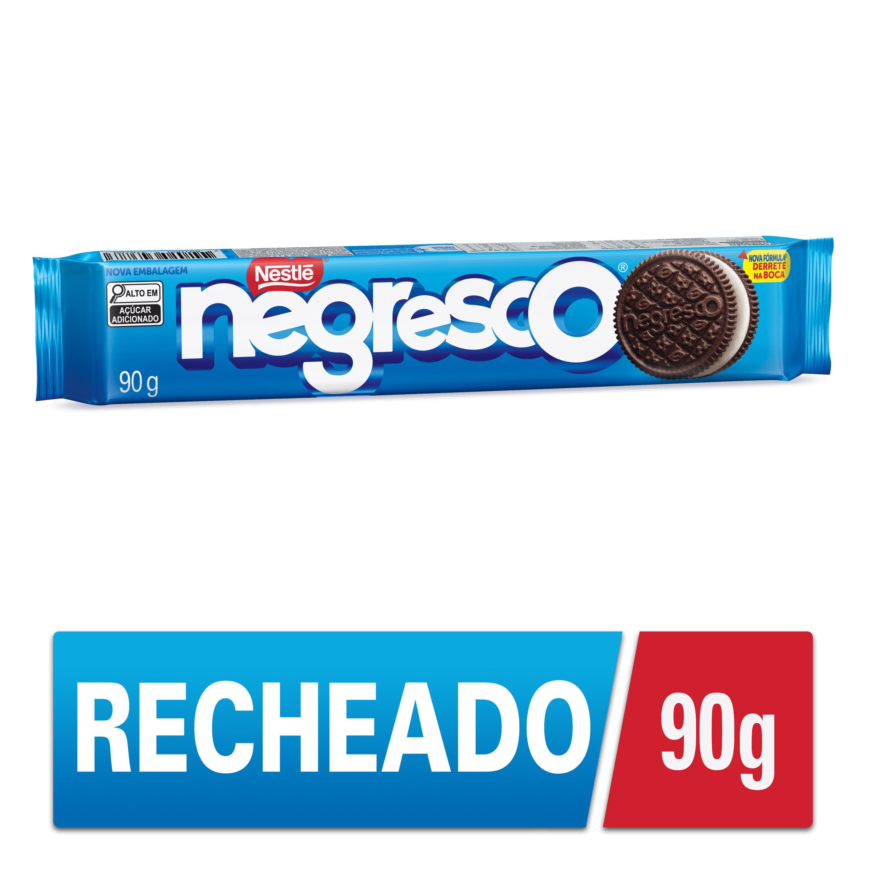 Biscoito Recheado Nestlé Negresco Baunilha 90g