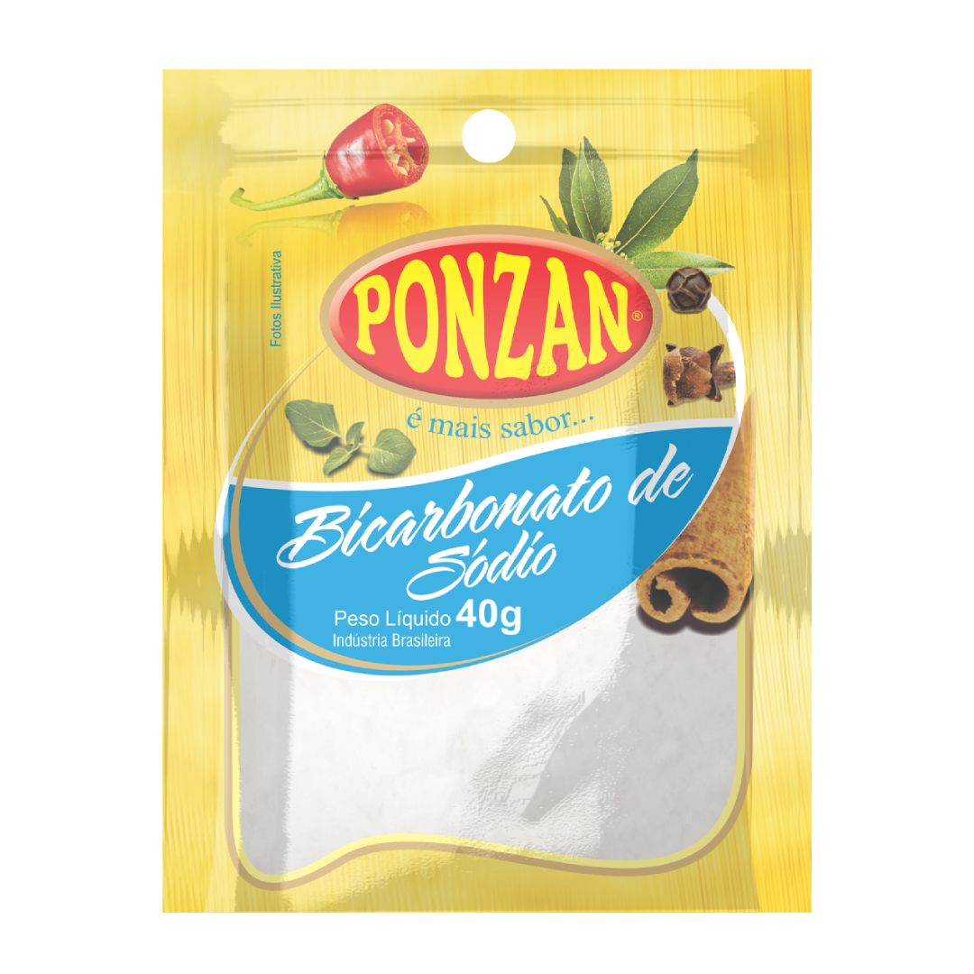 Bicarbonato de Sódio Ponzan 40g