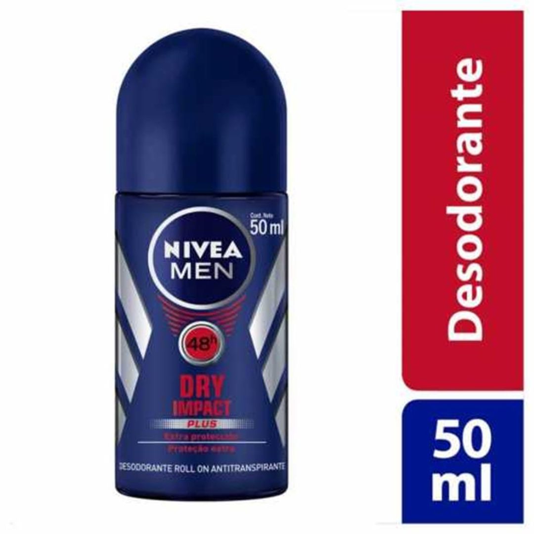Desodorante Roll On Masculino Nivea Dry Impact 50ml