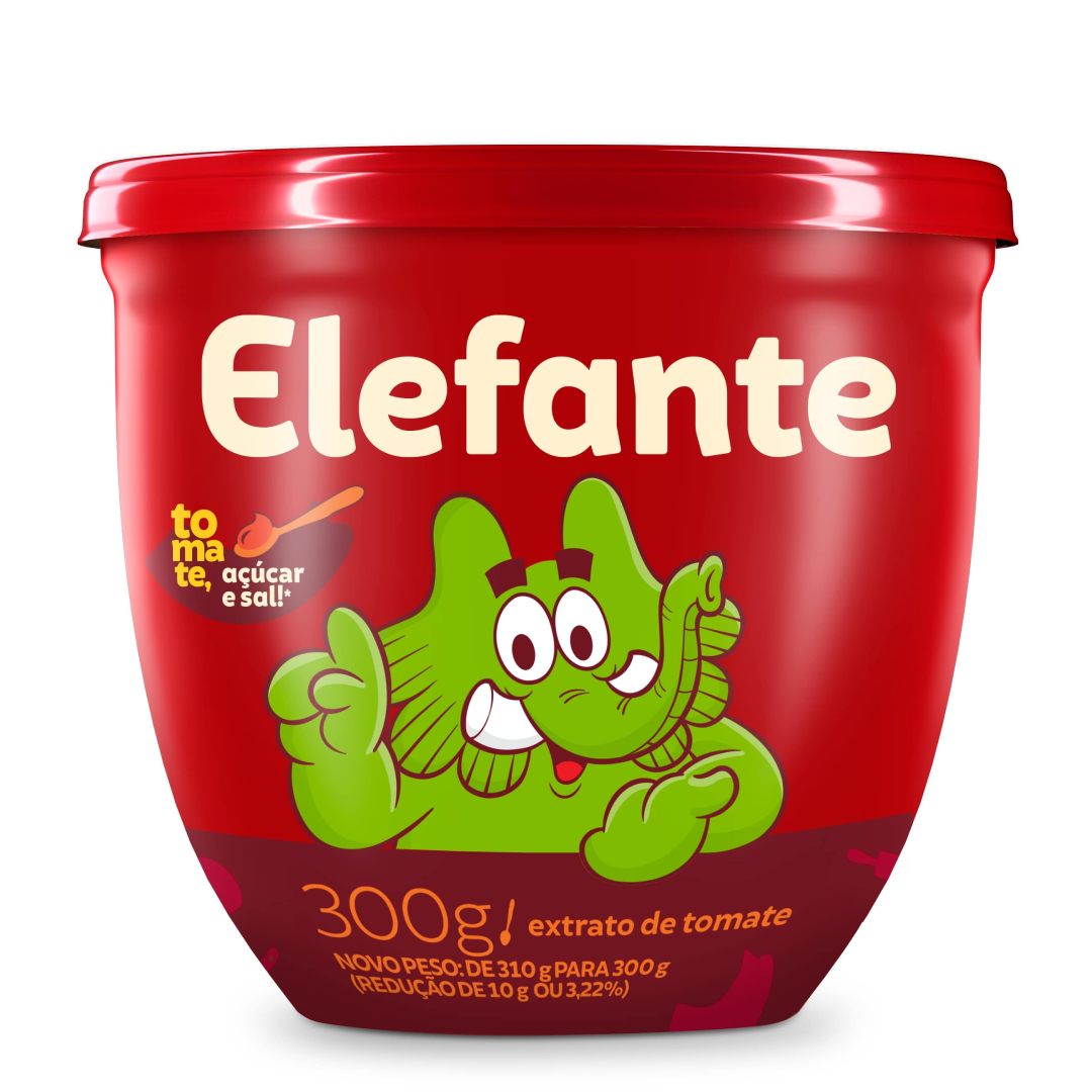 Extrato de Tomate Elefante Pote 300g