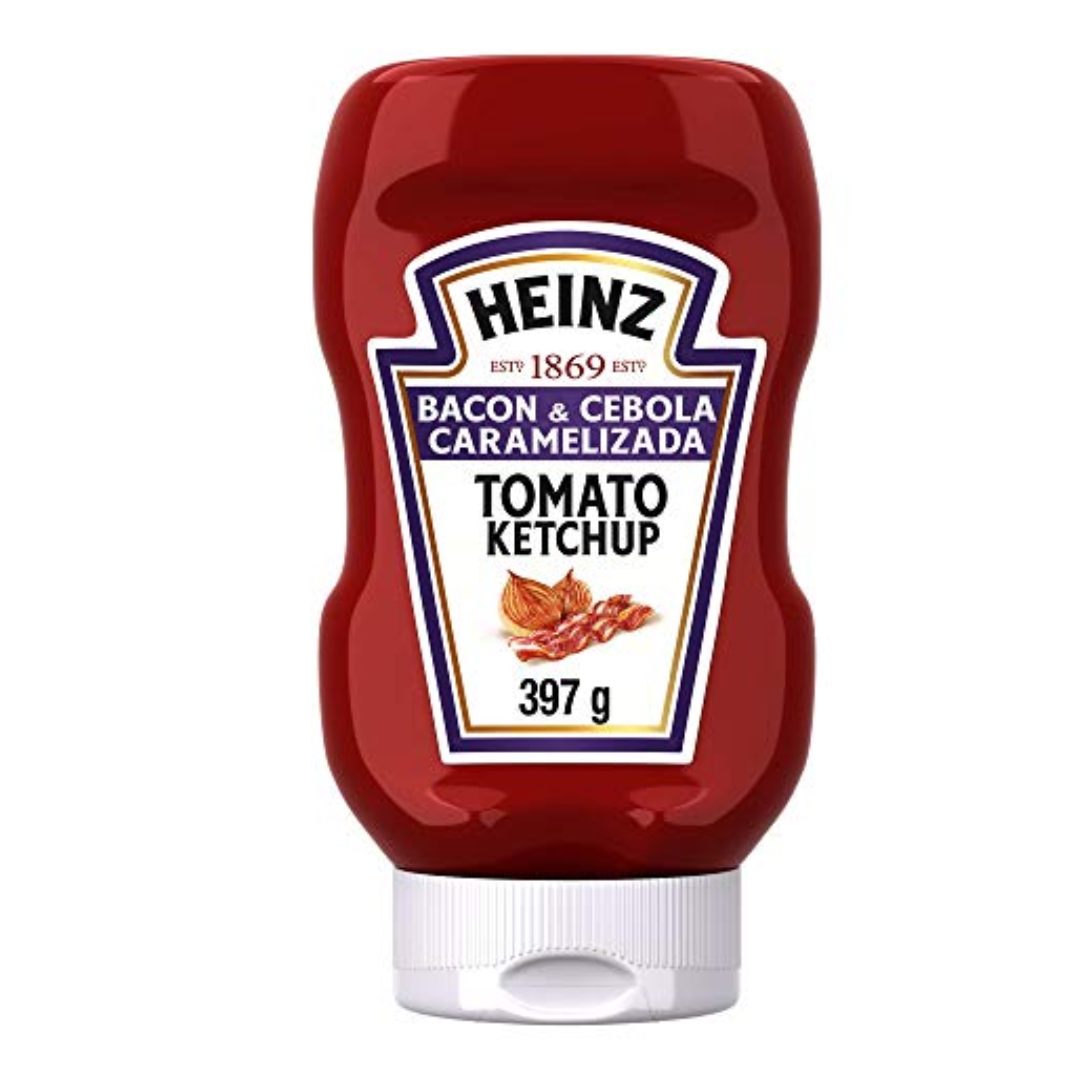 Ketchup Heinz Bacon e Cebola Caramelizada Bisnaga 397g