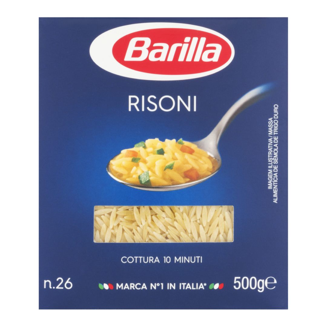 Macarrão de Sêmola Risoni 26 Barilla 500g