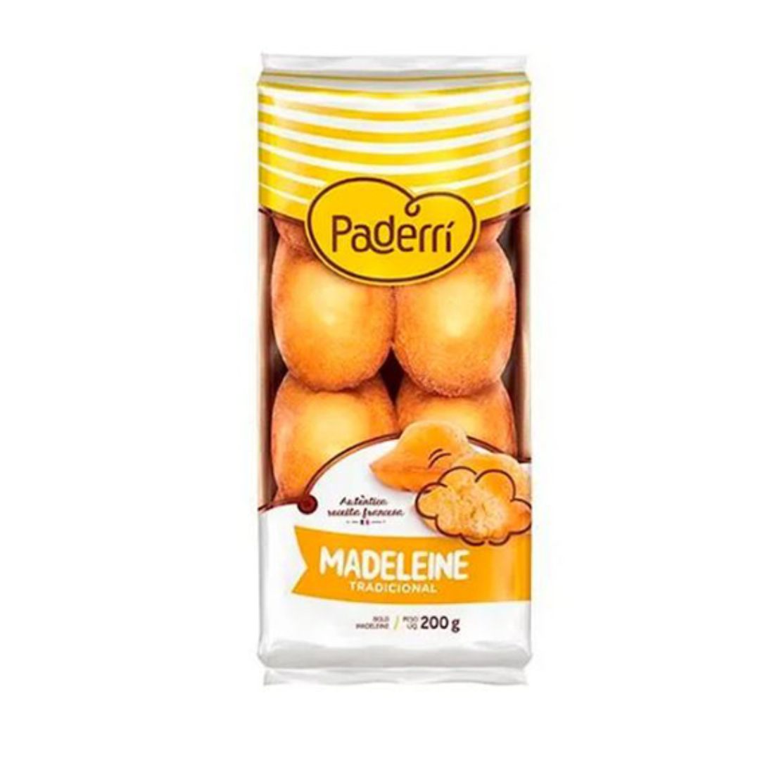 Bolo Madeleine Paderri Tradicional 200g