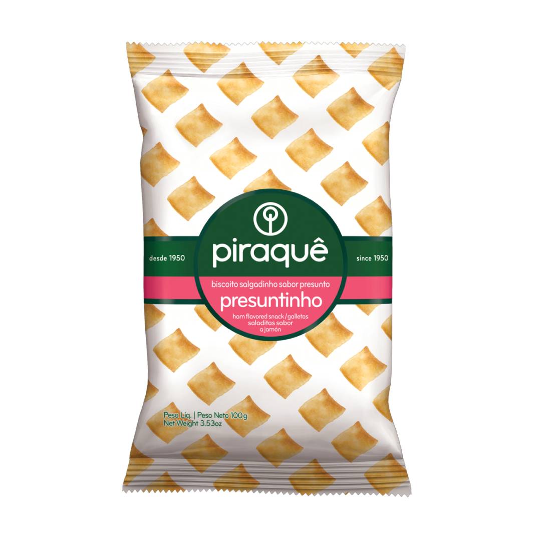 Snack Piraquê Presuntinho 100g