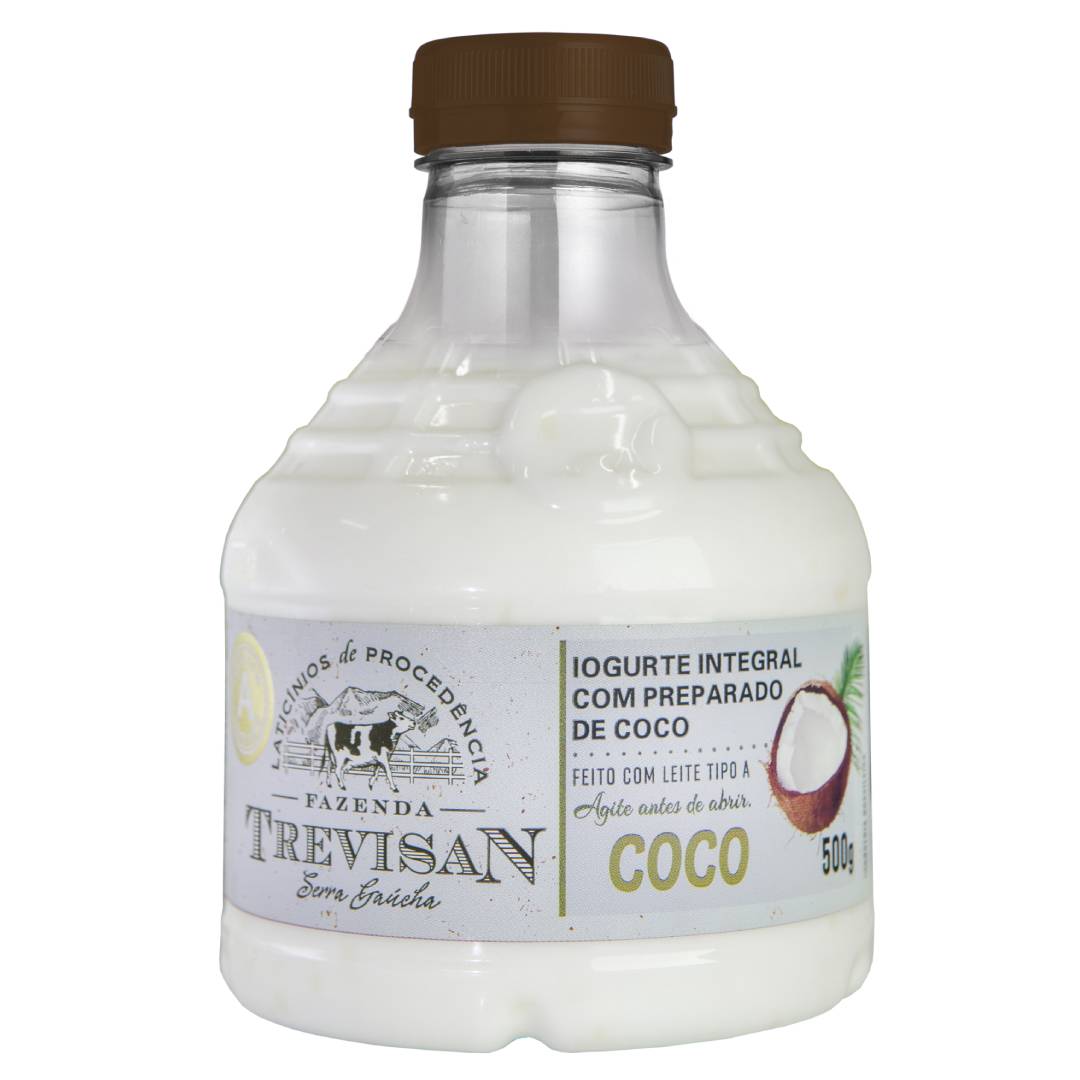 Iogurte Integral Trevisan com Preparado de Coco 500g