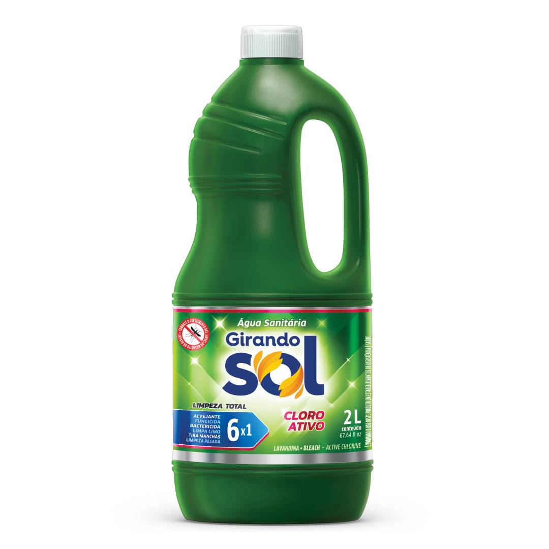 Água Sanitária Girando Sol 2 Litros
