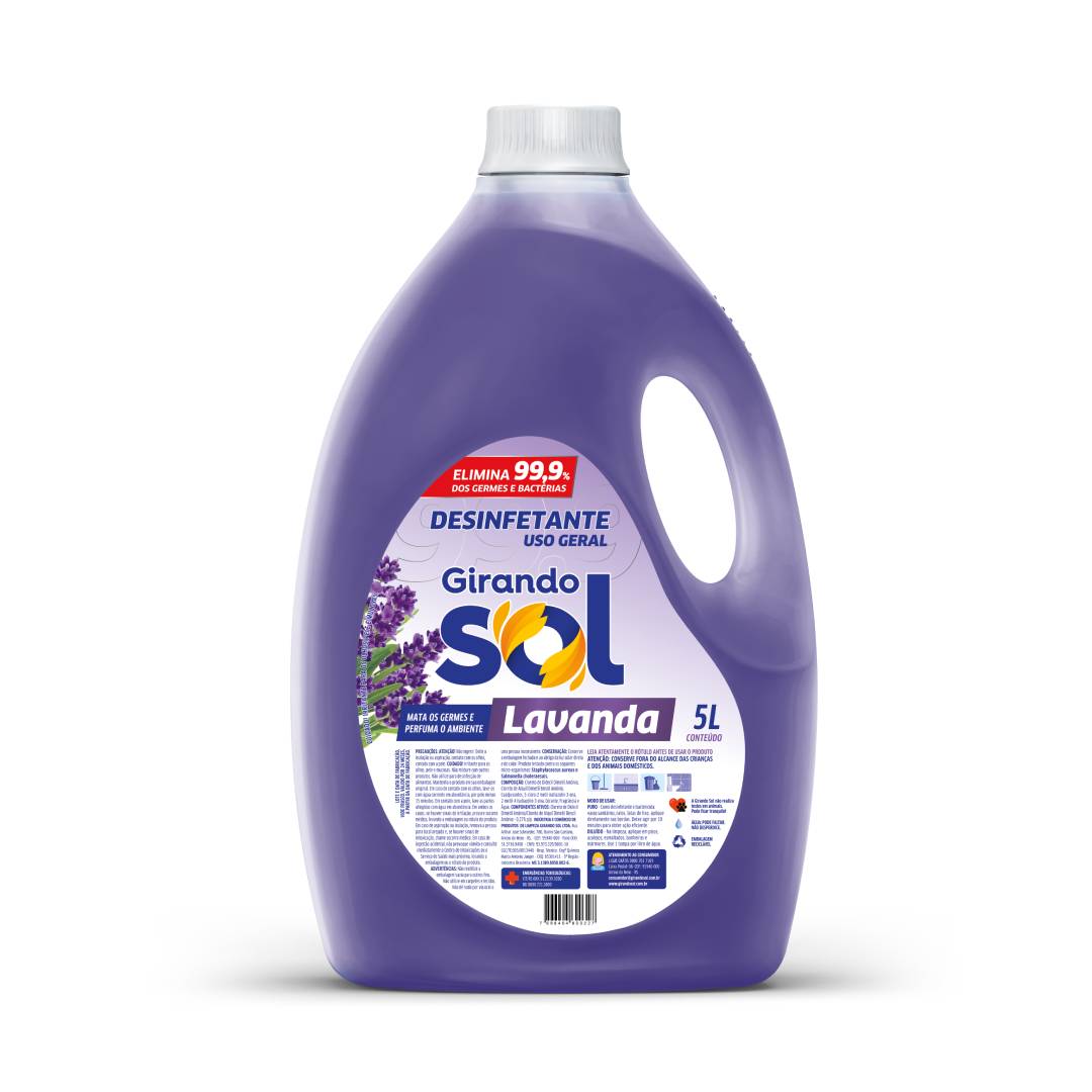 Desinfetante Girando Sol Lavanda 5L