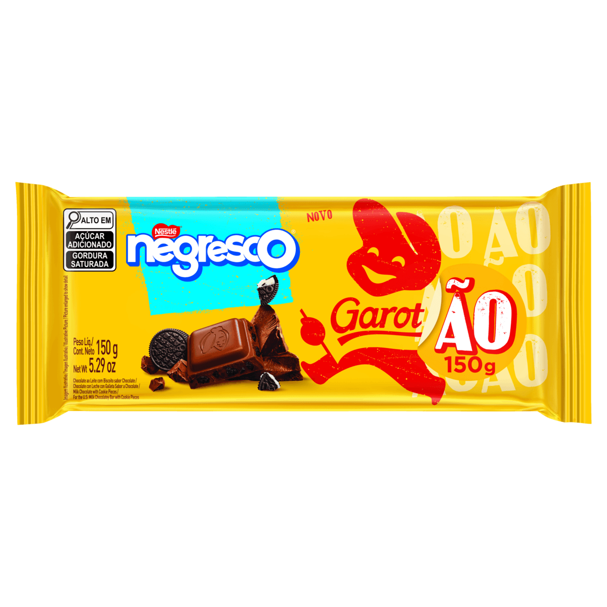 Chocolate em Barra Garoto Negresco Ao Leite 150g
