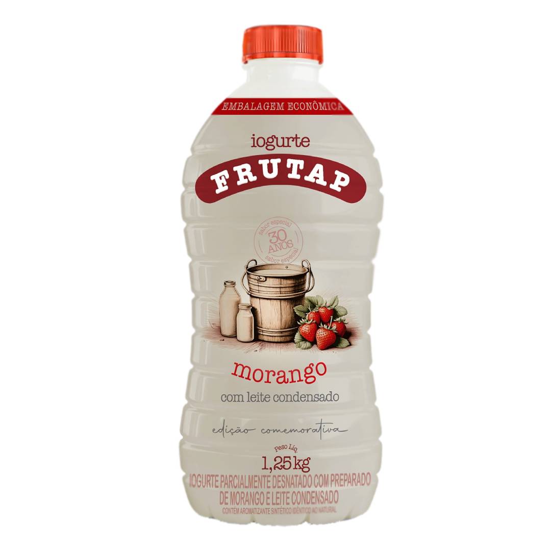 Iogurte Frutap Morango com Leite Condensado 1,25kg