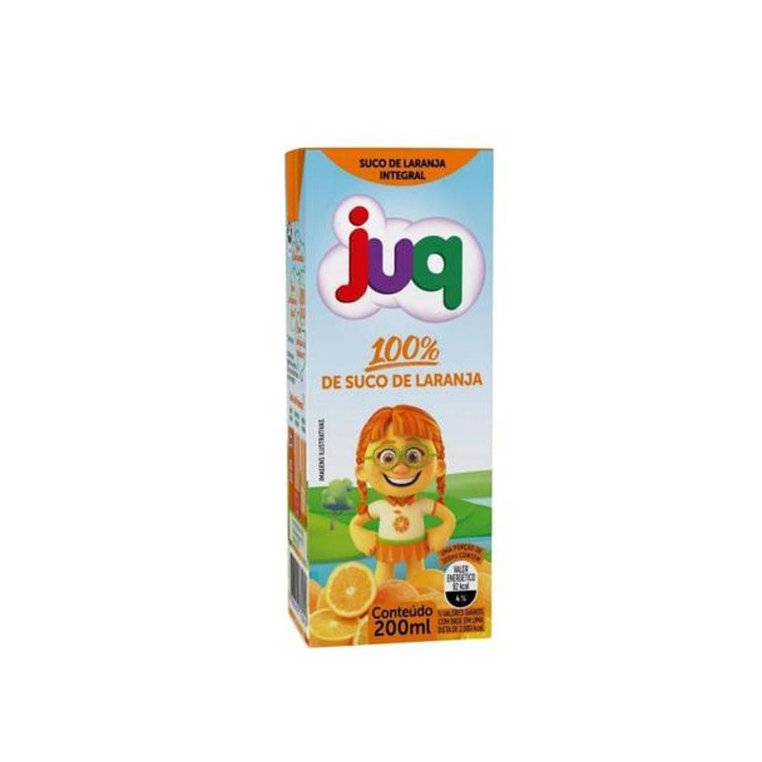 Suco Integral Laranja Juq 200ml