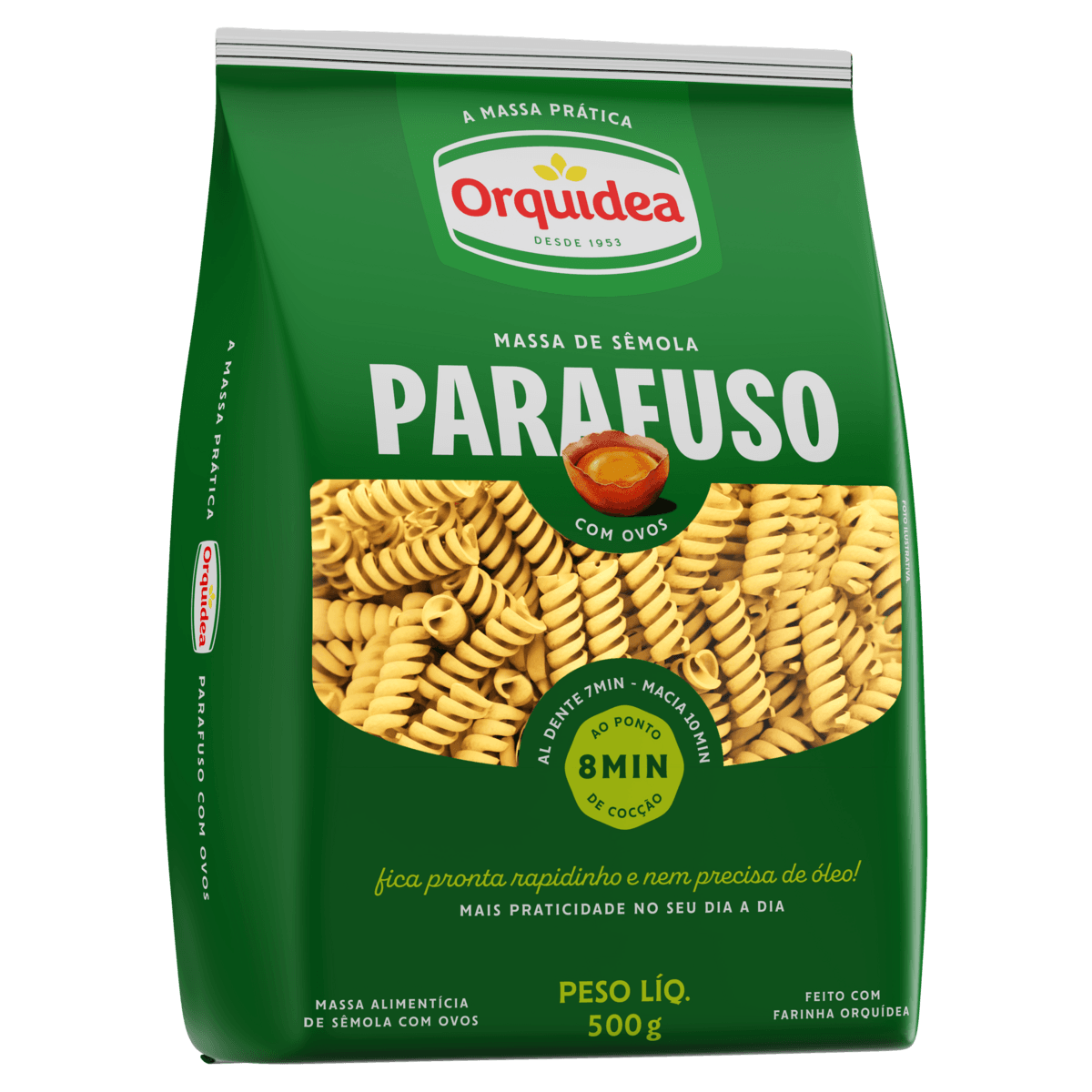 Macarrao Orquidea com ovos parafuso 500g