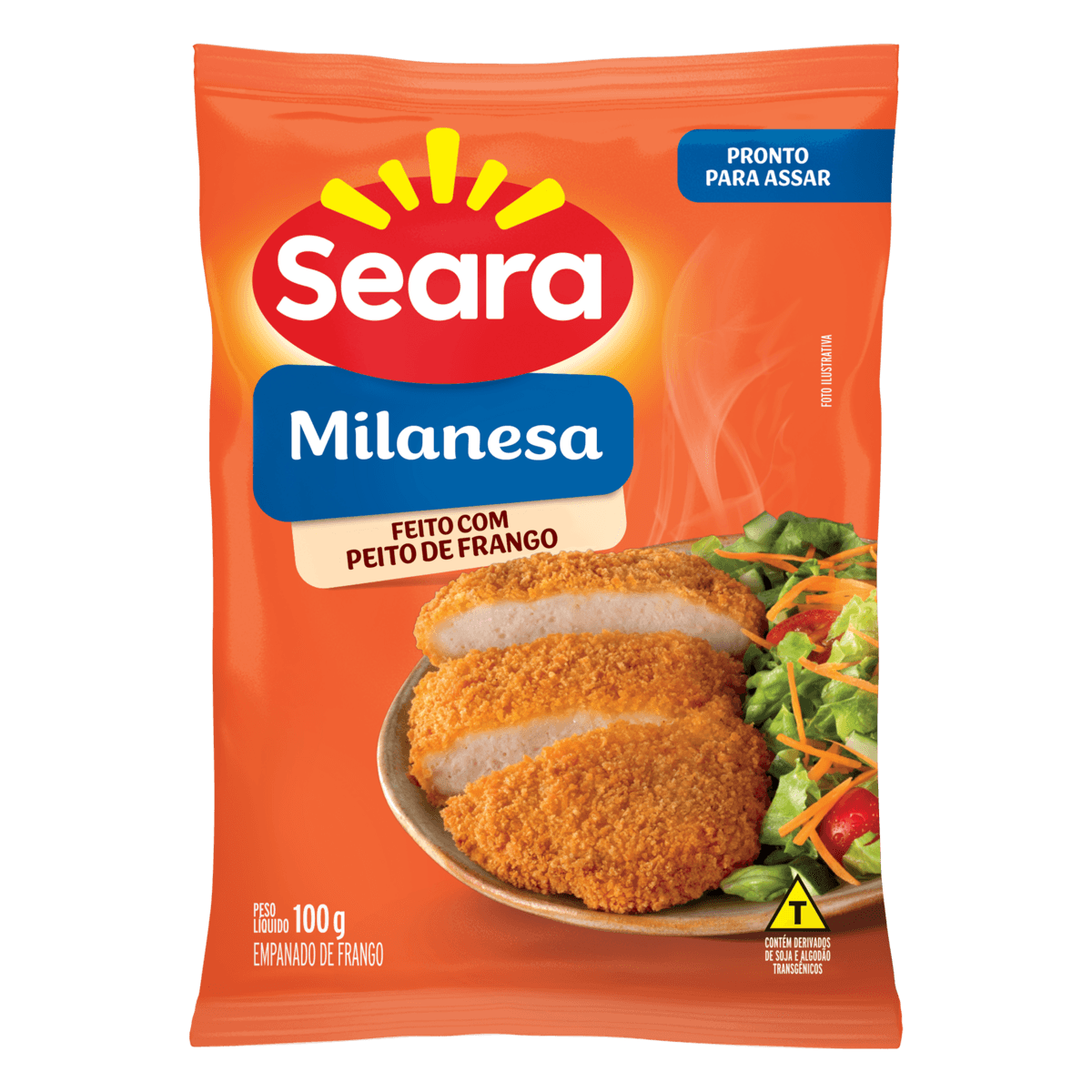 Empanado de Frango Milanesa Seara 100g