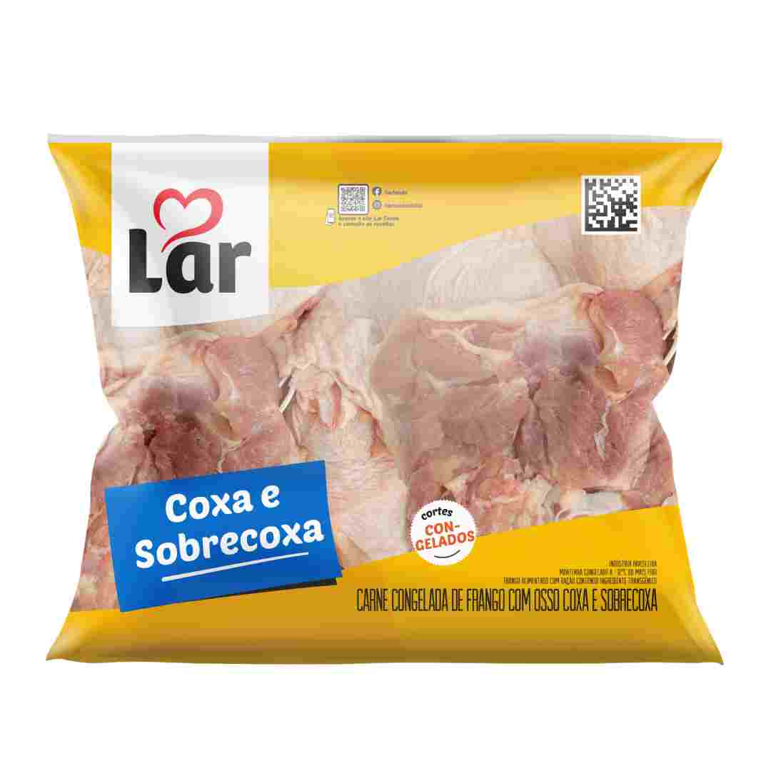 Coxa com Sobrecoxa de Frango Lar Congelada
