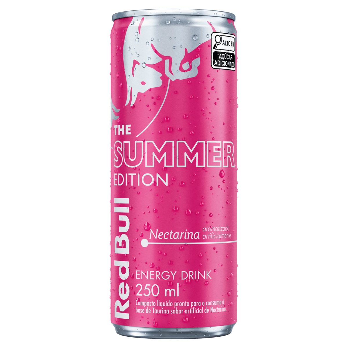 Energético Red Bull Energy Drink Summer Edition Morango e Pêssego 250ml