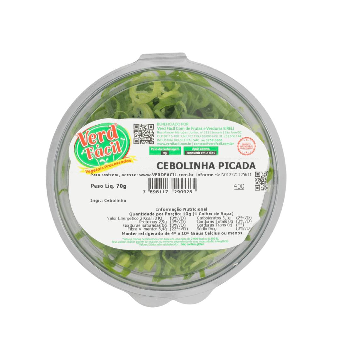 Cebolinha Verd Fácil 70g