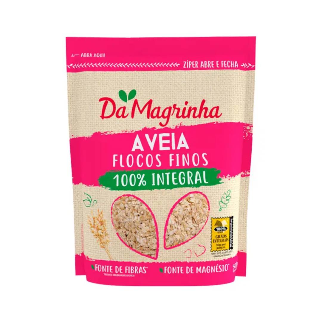 Aveia Integral da Magrinha Flocos Finos 500g