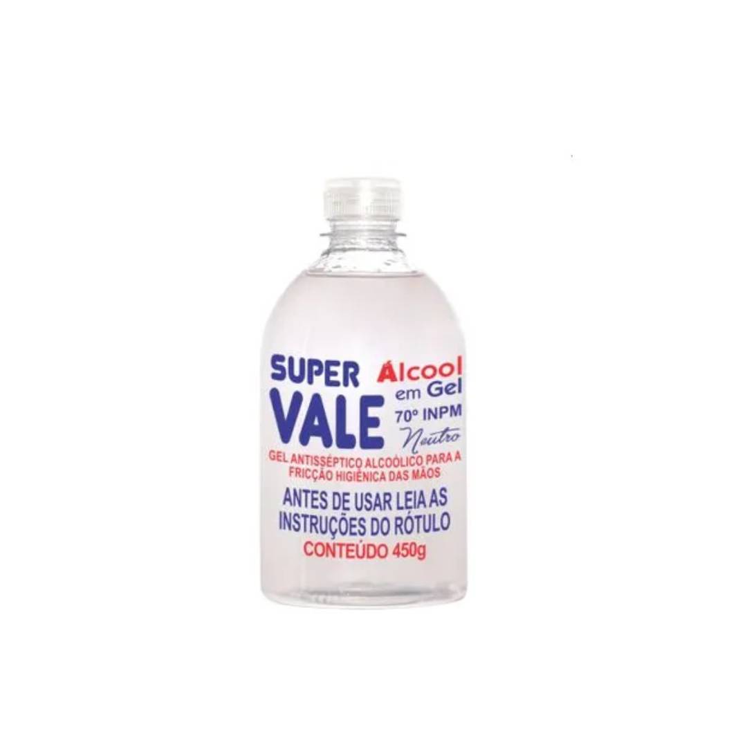 Álcool Gel Super Vale 70°INPM 450g