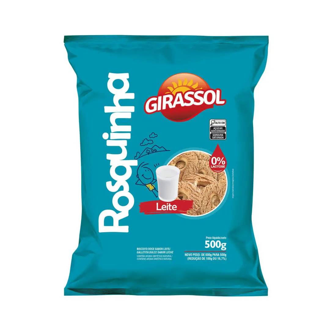Rosquinha Girassol Sabor Leite 500g