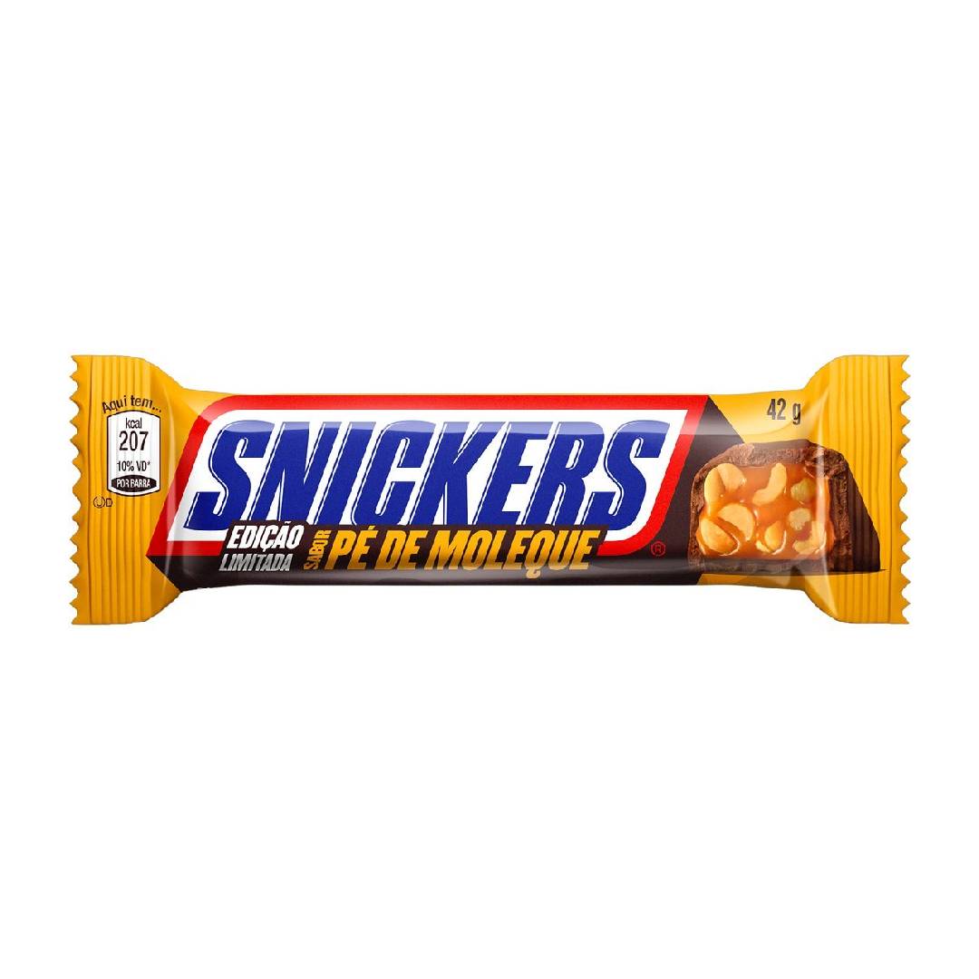 Chocolate Snickers sabor Pé de Moleque 42g