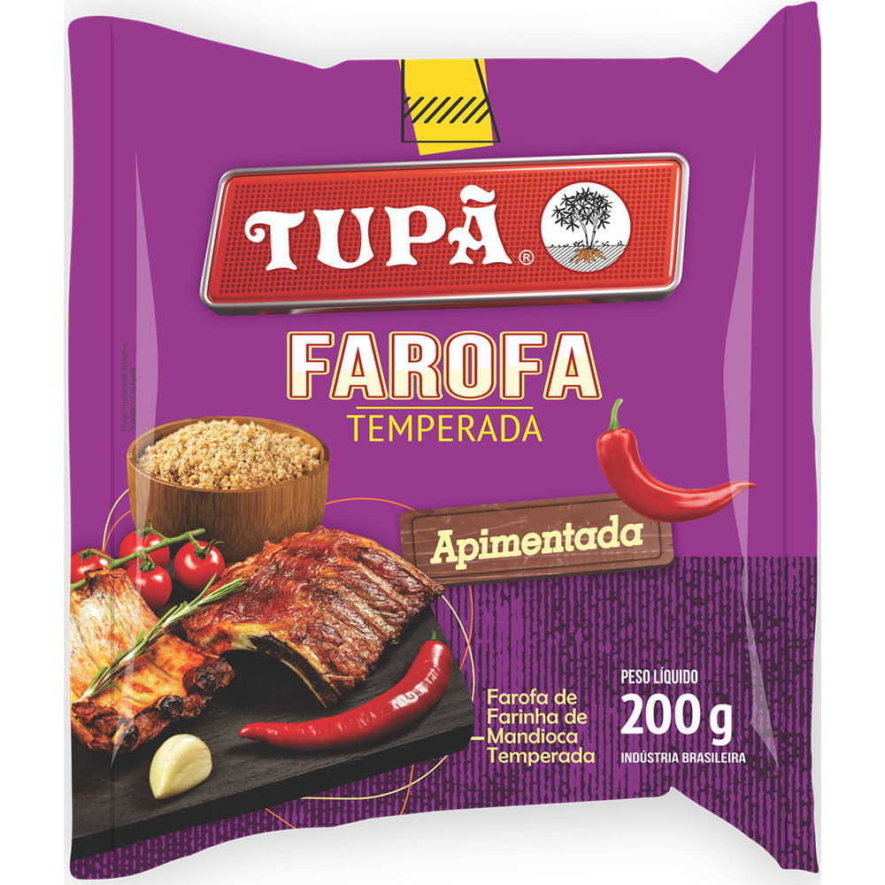 Farofa Pronta Tupa Apimentada 200g