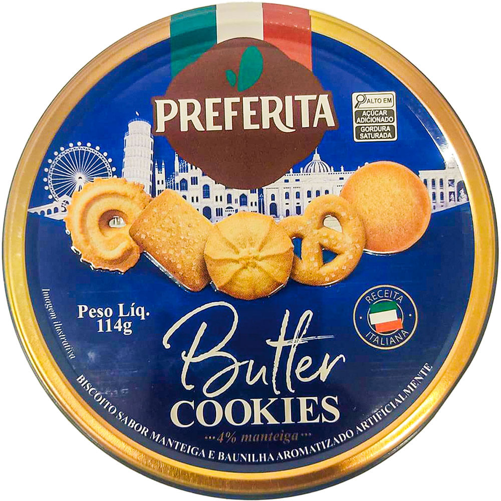 Cookies Preferita Chocolate Lata 100g