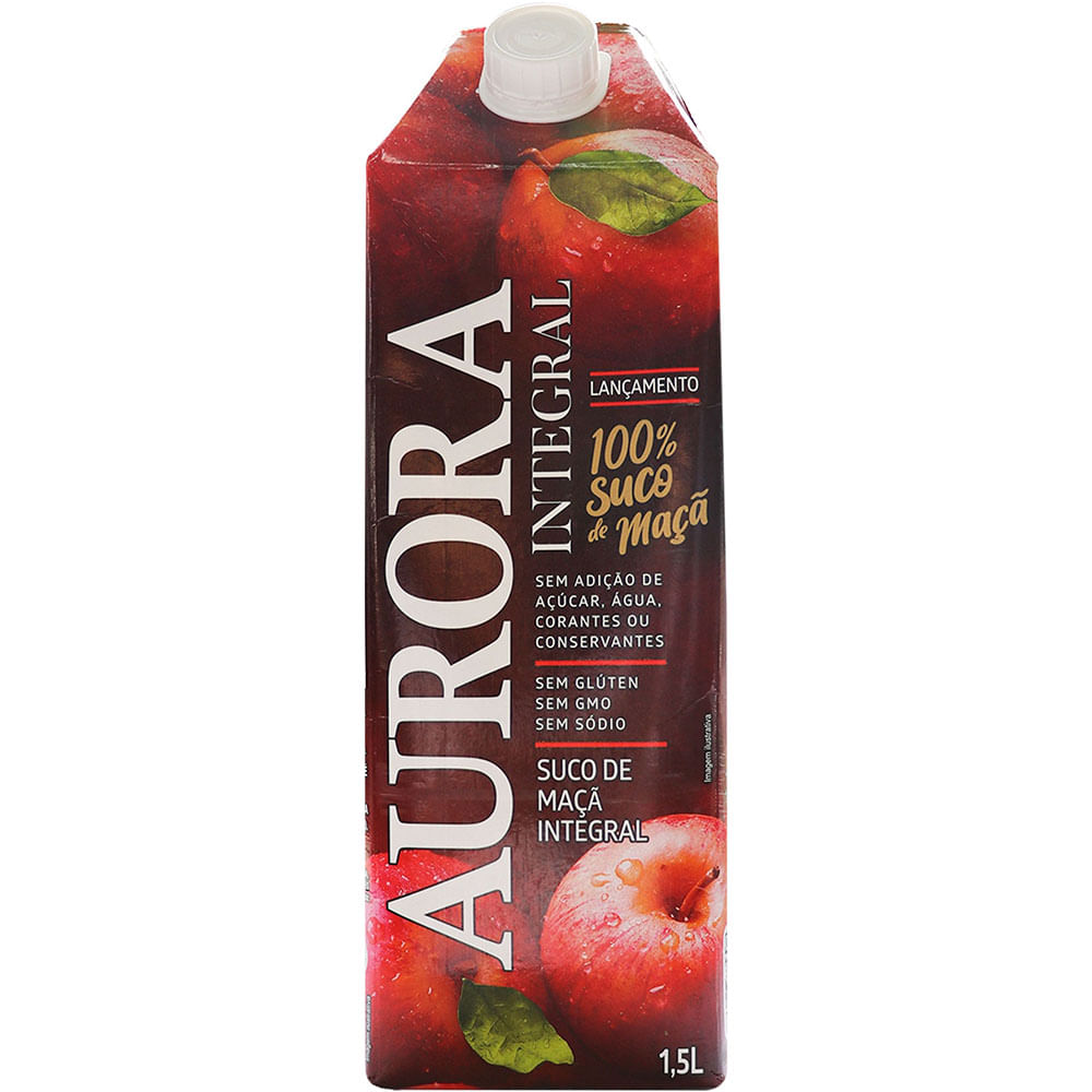 Suco Aurora Integral Maçã 1,5L