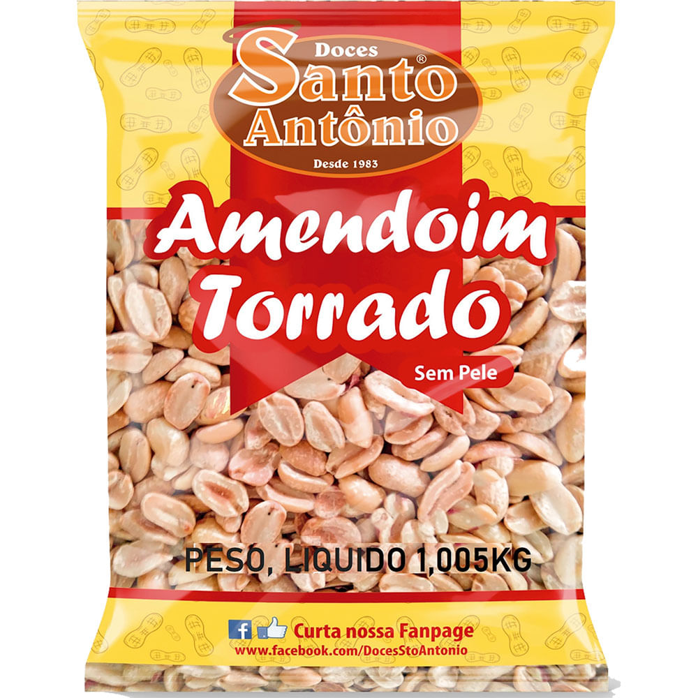 Amendoim Santo Antônio Torrado em Metades 1,005kg