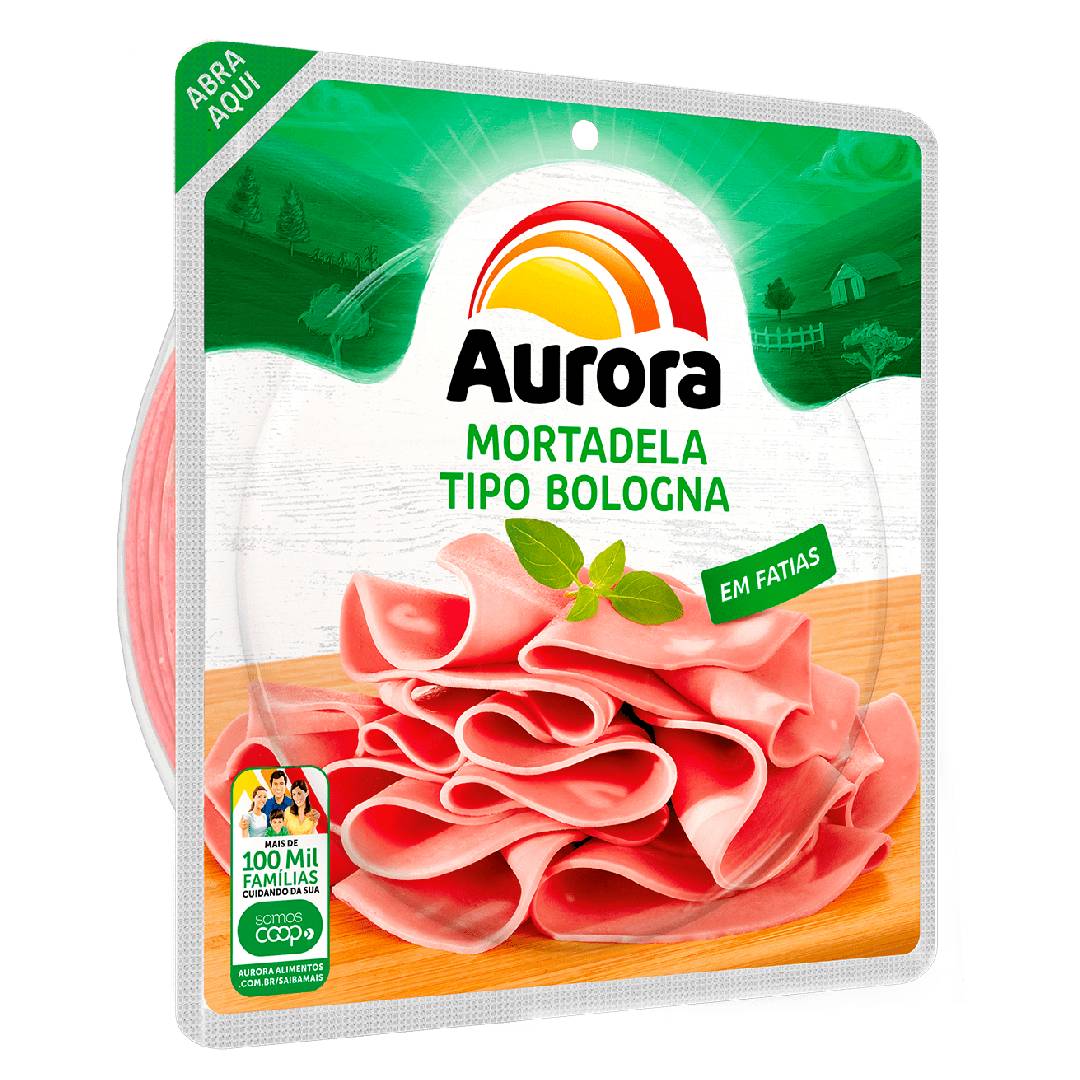 Mortadela Aurora Fatiada Tipo Bologna 180g