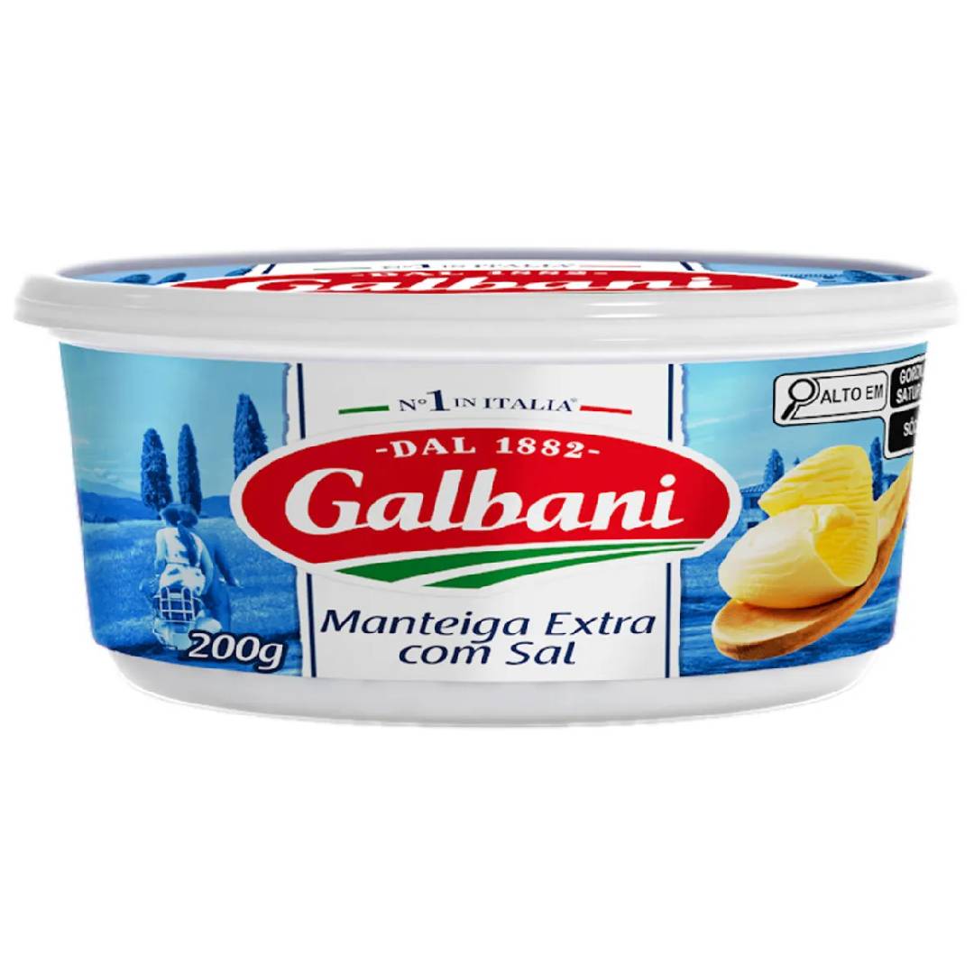 Manteiga Galbani com Sal Extra 200g