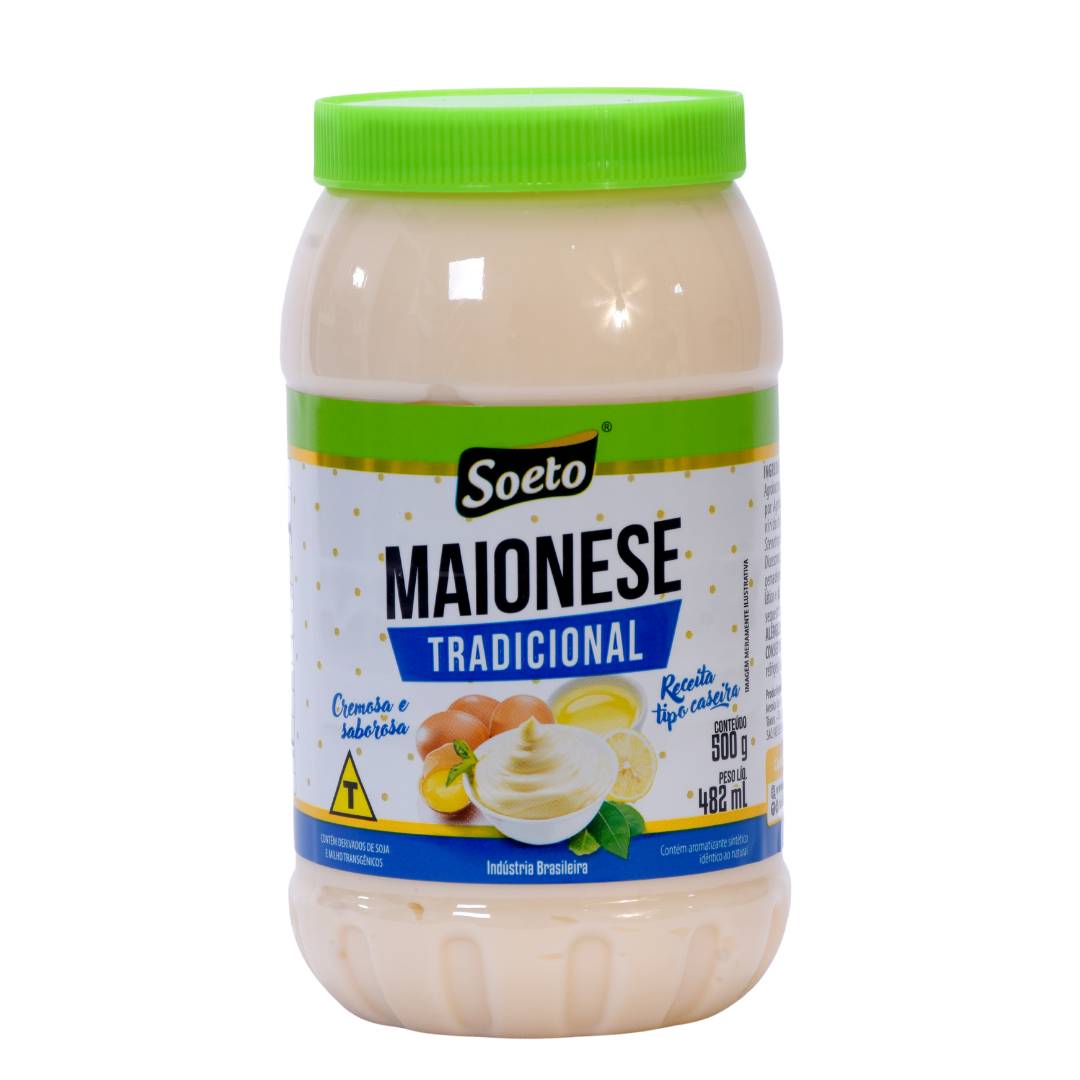 Maionese Soeto Tradicional Pote 500g