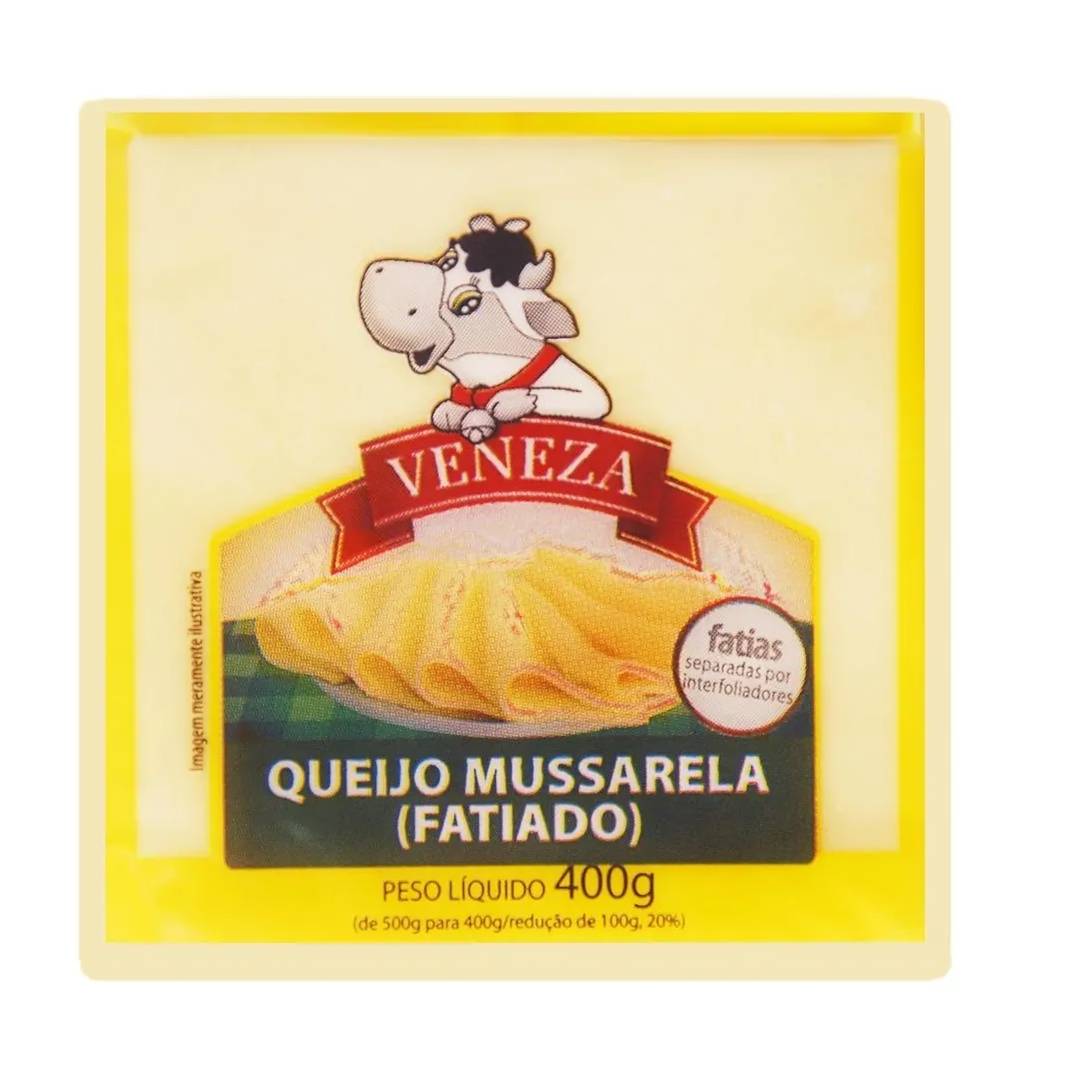Queijo Mussarela Veneza 400g Fatiado