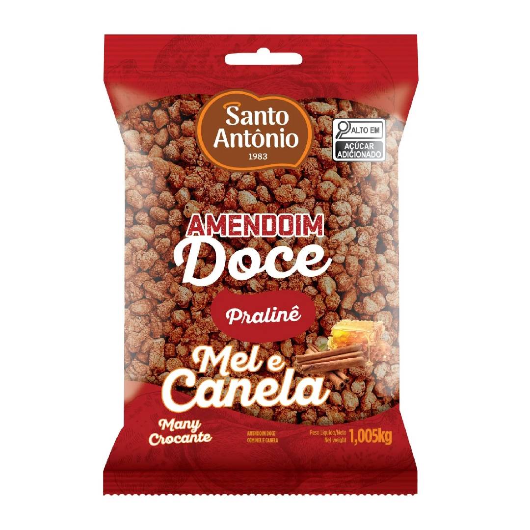 Amendoim Doce Santo Antônio Mel e Canela 1,005kg