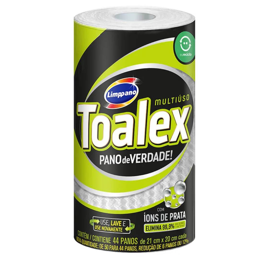 Pano Multiuso Limppano Toalex Com 44 Unidades
