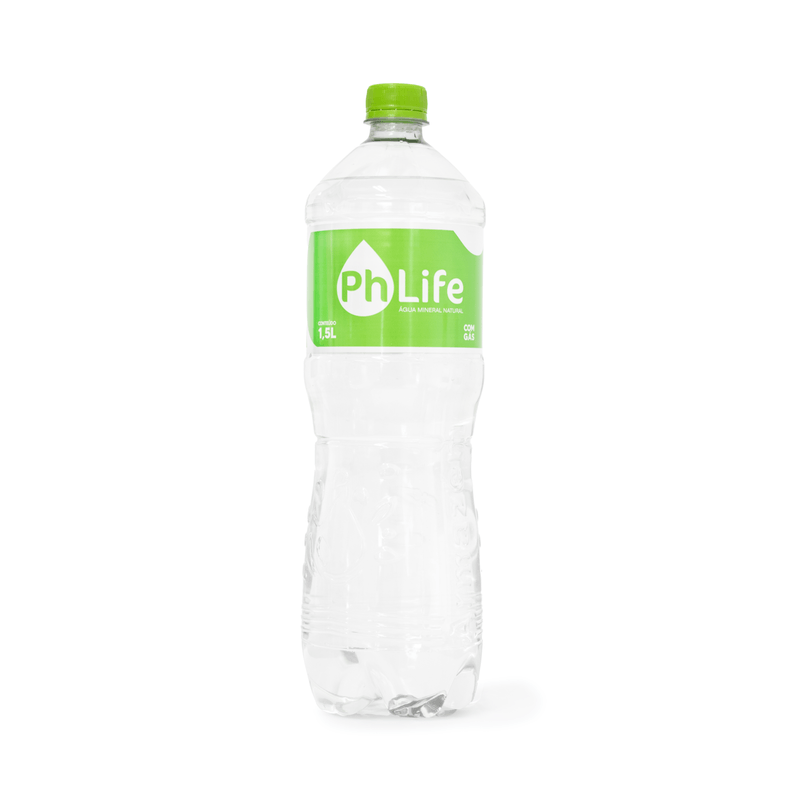 シャシャ　Mineral Life Water Água Mineral PH Life Natural com Gás 1,5L - fortatacadistamobile