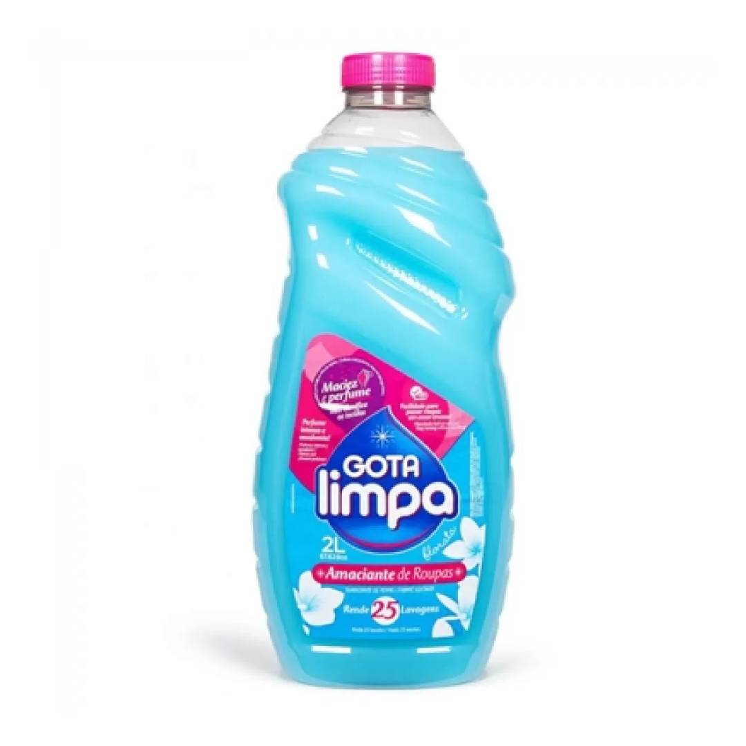 Amaciante de Roupas Gota Limpa Florata Azul 2L