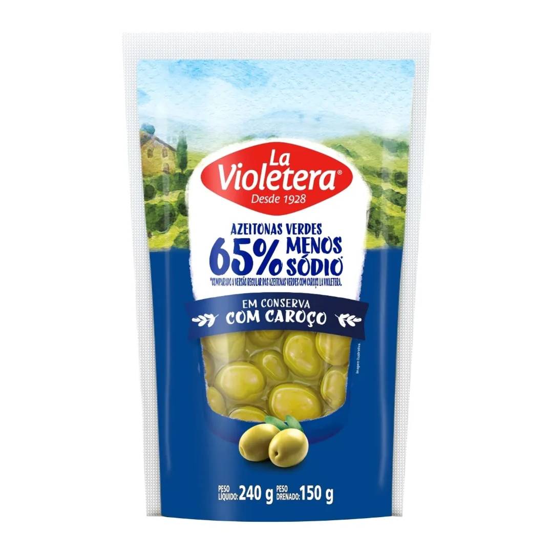 Azeitona Verde com Caroço La Violetera 150g