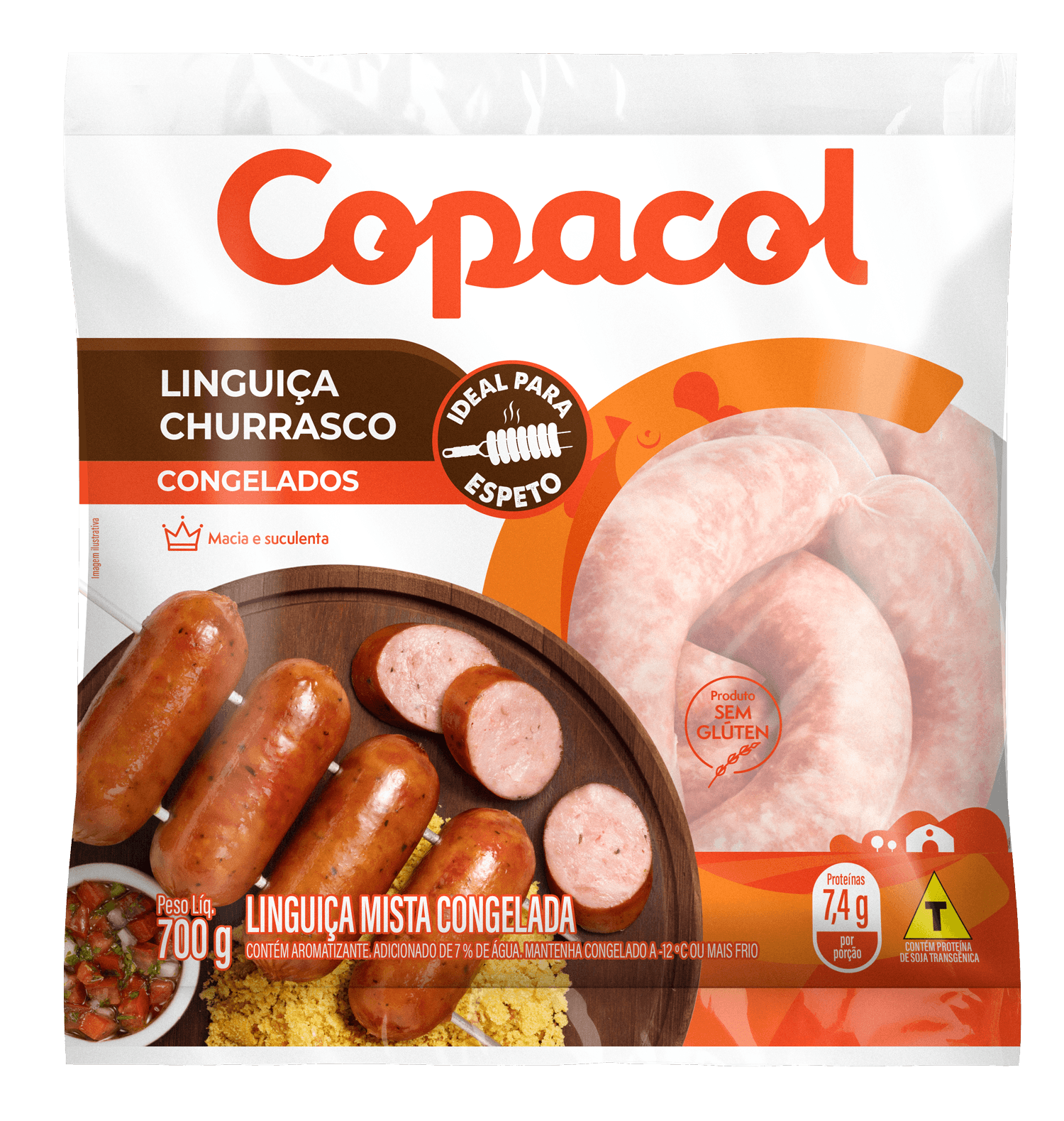 Linguiça de Frango Copacol Congelada 700g
